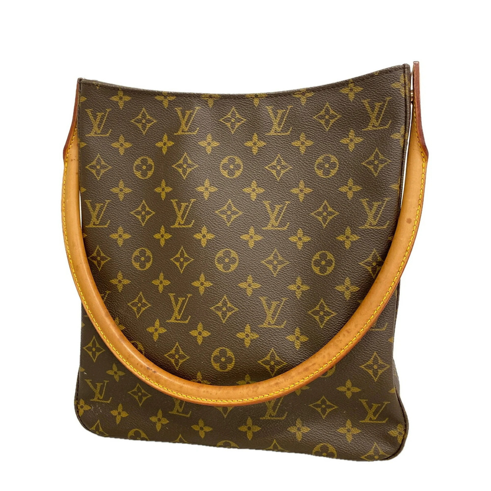 Louis Vuitton Monogram Looping GM Shoulder Bag M51145 Brown (Women's)